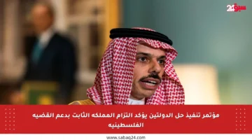 مؤتمر تنفيذ حل الدولتين يؤكد التزام المملكة الثابت بدعم القضية الفلسطينية